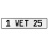 1 WET 25  - White Aluminum Street Sign Mancave Euro Plate Name Door Sign Wall