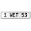 1 WET 53  - White Aluminum Street Sign Mancave Euro Plate Name Door Sign Wall