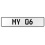 MY 06  - White Aluminum Street Sign Mancave Euro Plate Name Door Sign Wall Art