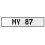 MY 87  - White Aluminum Street Sign Mancave Euro Plate Name Door Sign Wall Art