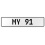 MY 91  - White Aluminum Street Sign Mancave Euro Plate Name Door Sign Wall Art