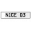 NICE 03  - White Aluminum Street Sign Mancave Euro Plate Name Door Sign Wall