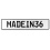 MADEIN36  - White Aluminum Street Sign Mancave Euro Plate Name Door Sign Wall