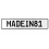 MADEIN81  - White Aluminum Street Sign Mancave Euro Plate Name Door Sign Wall