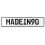 MADEIN90  - White Aluminum Street Sign Mancave Euro Plate Name Door Sign Wall