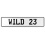 WILD 23  - White Aluminum Street Sign Mancave Euro Plate Name Door Sign Wall