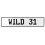 WILD 31  - White Aluminum Street Sign Mancave Euro Plate Name Door Sign Wall