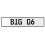 BIG 06  - White Aluminum Street Sign Mancave Euro Plate Name Door Sign Wall Art