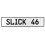SLICK 46  - White Aluminum Street Sign Mancave Euro Plate Name Door Sign Wall
