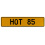 HOT 85  - Yellow Aluminum Street Sign Mancave Euro Plate Name Door Sign Wall