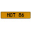HOT 86  - Yellow Aluminum Street Sign Mancave Euro Plate Name Door Sign Wall