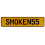 SMOKEN55  - Yellow Aluminum Street Sign Mancave Euro Plate Name Door Sign Wall