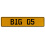 BIG 05  - Yellow Aluminum Street Sign Mancave Euro Plate Name Door Sign Wall