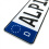 1 HOT 26  - White Aluminum Street Sign Mancave Euro Plate Name Door Sign Wall