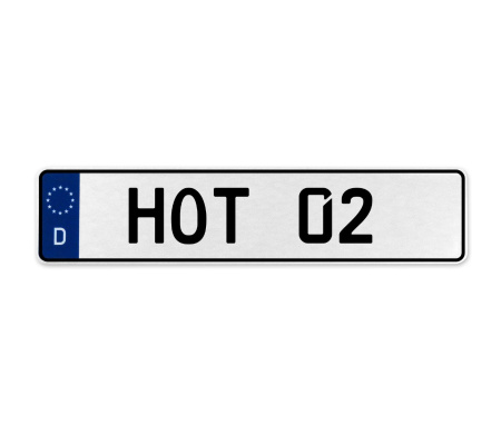 HOT 02  - White Aluminum Street Sign Mancave Euro Plate Name Door Sign Wall Art