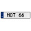 HOT 66  - White Aluminum Street Sign Mancave Euro Plate Name Door Sign Wall Art