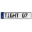 TIGHT 07  - White Aluminum Street Sign Mancave Euro Plate Name Door Sign Wall