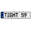 TIGHT 59  - White Aluminum Street Sign Mancave Euro Plate Name Door Sign Wall