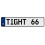TIGHT 66  - White Aluminum Street Sign Mancave Euro Plate Name Door Sign Wall
