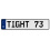 TIGHT 73  - White Aluminum Street Sign Mancave Euro Plate Name Door Sign Wall