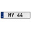 MY 44  - White Aluminum Street Sign Mancave Euro Plate Name Door Sign Wall Art