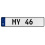MY 46  - White Aluminum Street Sign Mancave Euro Plate Name Door Sign Wall Art