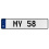 MY 58  - White Aluminum Street Sign Mancave Euro Plate Name Door Sign Wall Art