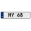 MY 68  - White Aluminum Street Sign Mancave Euro Plate Name Door Sign Wall Art