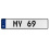 MY 69  - White Aluminum Street Sign Mancave Euro Plate Name Door Sign Wall Art